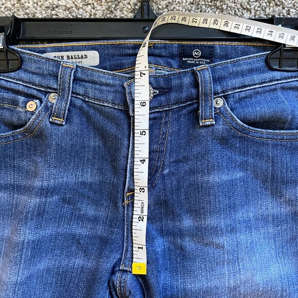 AG Adriano Goldschmied Jeans The Ballad Slim Bootcut y2k Jeans Size 25R - Picture 9 of 10